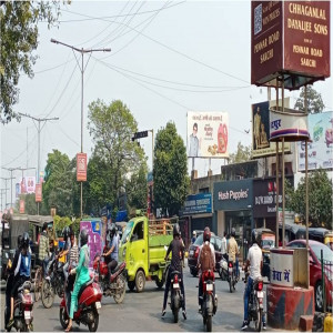 Jamshedpur Bistupur main Road Light Signal