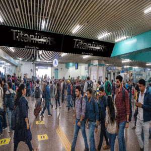 Concourse new Area Sector 51 Metro Station Noida