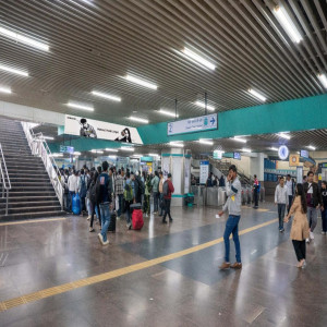 New Concourse Area Sector 51 Metro Station Noida