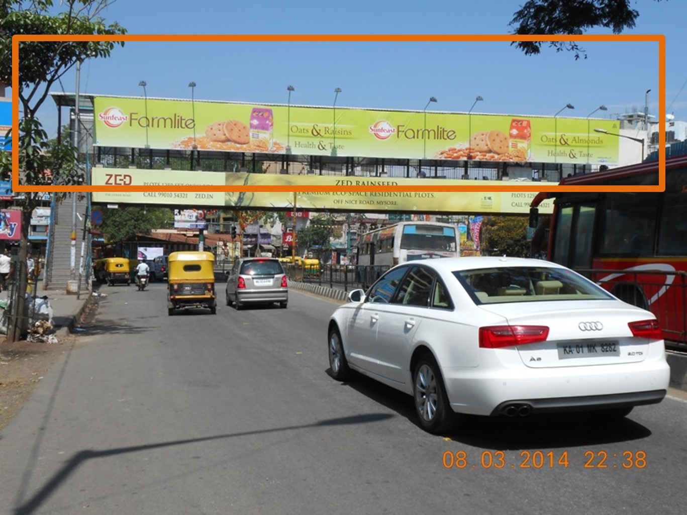 K G Road Foot Over Bridge, Bangalore 