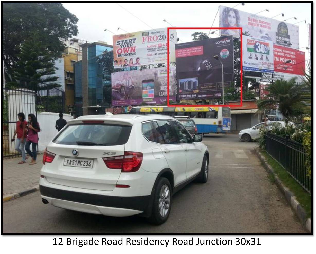 Brigade Road Residency Road Junction, Bengaluru