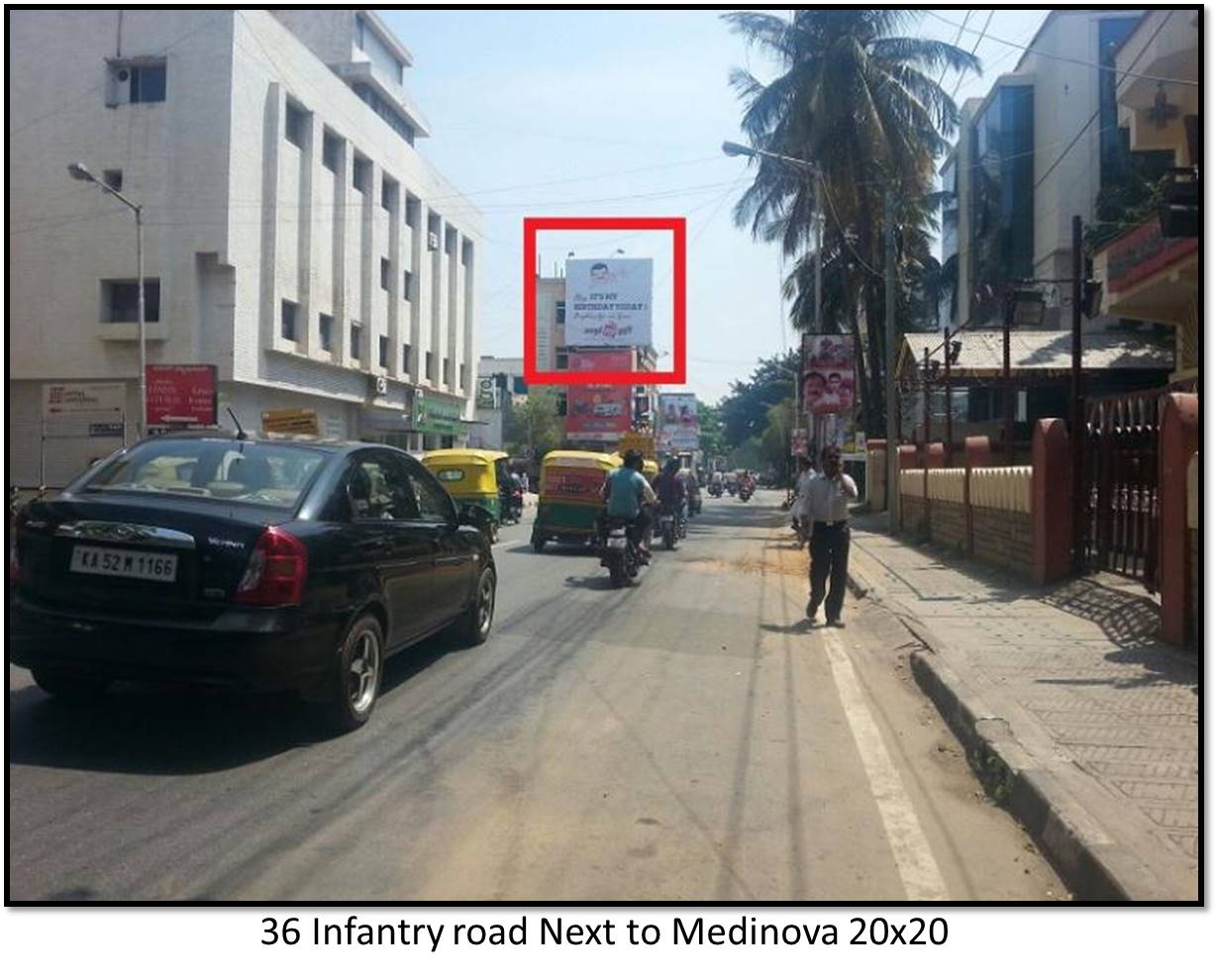 Infantry Road next to Medinova, Bengaluru