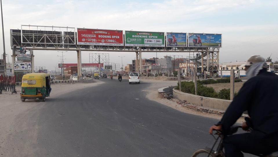 Noida Extension Entrance From Vijay Nagar, Noida