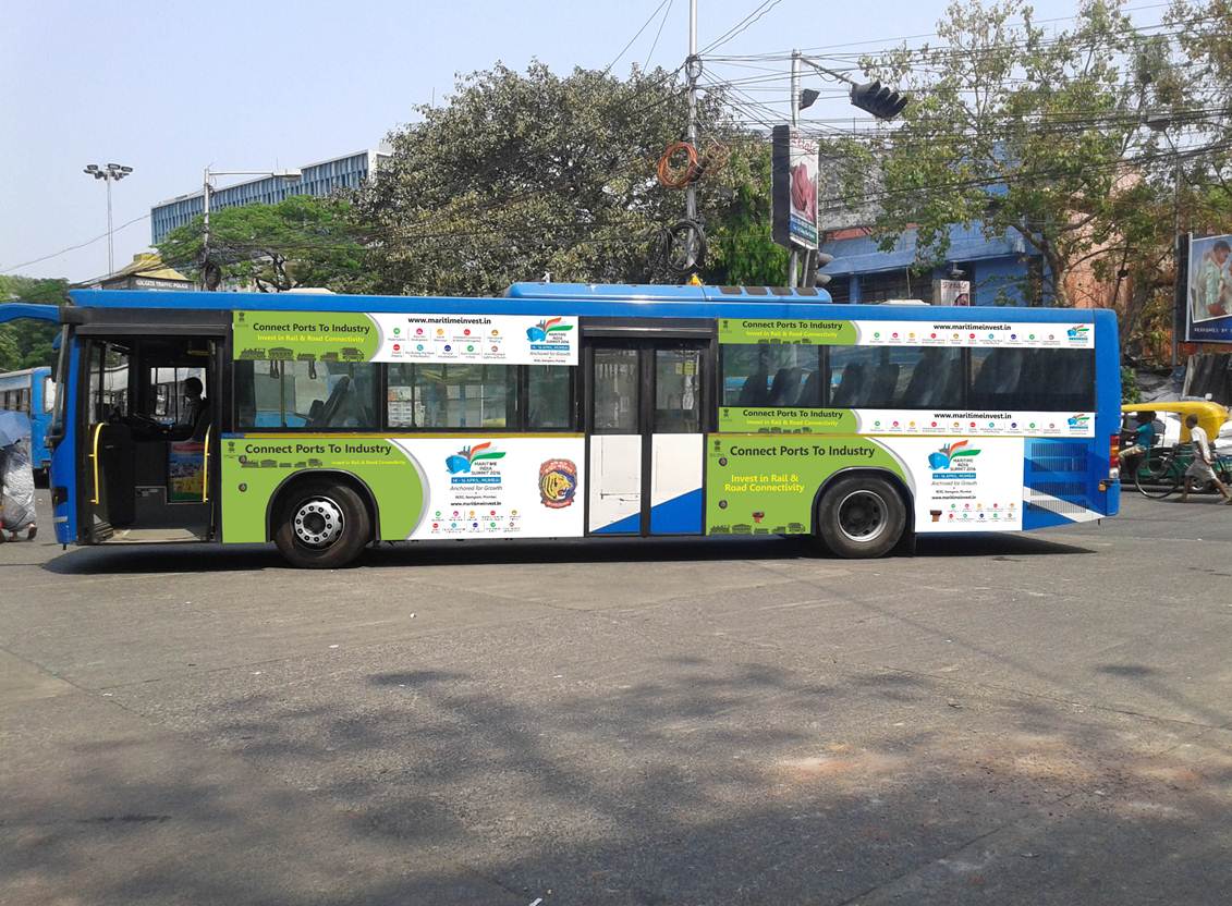 Volvo Bus Branding, Kolkata