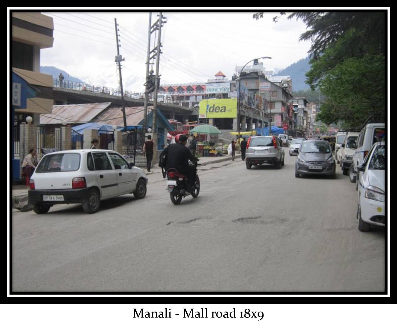 Mall road main market, Manali