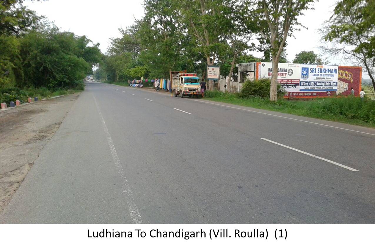 Nr Village  Roulla, Ludhiana to Chandigarh Highway