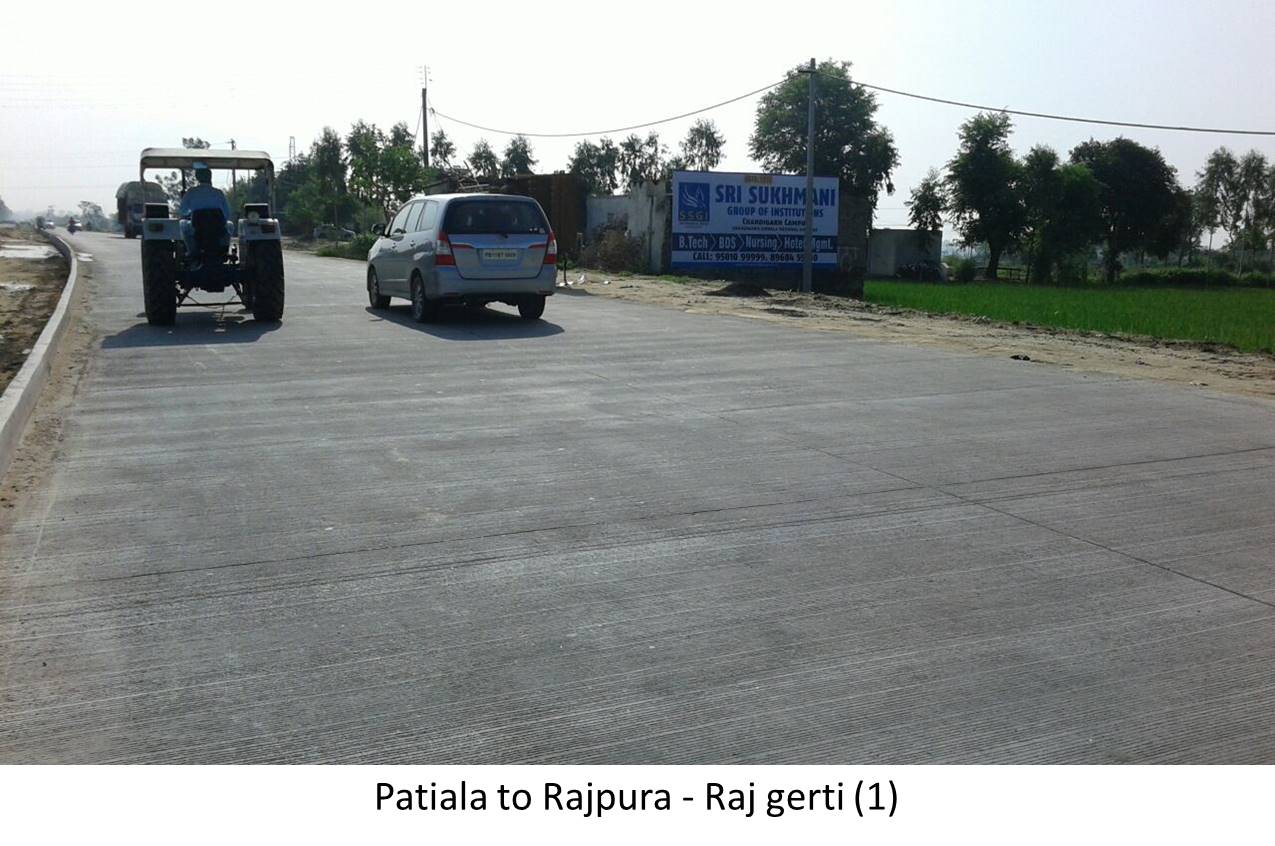 Raj gerti, Patiala to Rajpura Highway