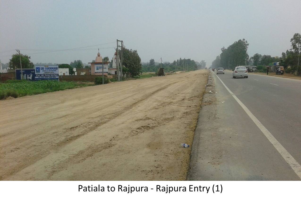 Rajpura Entry, Patiala to Rajpura Highway