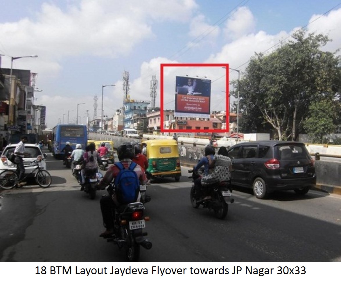 BTM Layout Jaydeva Flyover towards JP Nagar, Bengaluru             