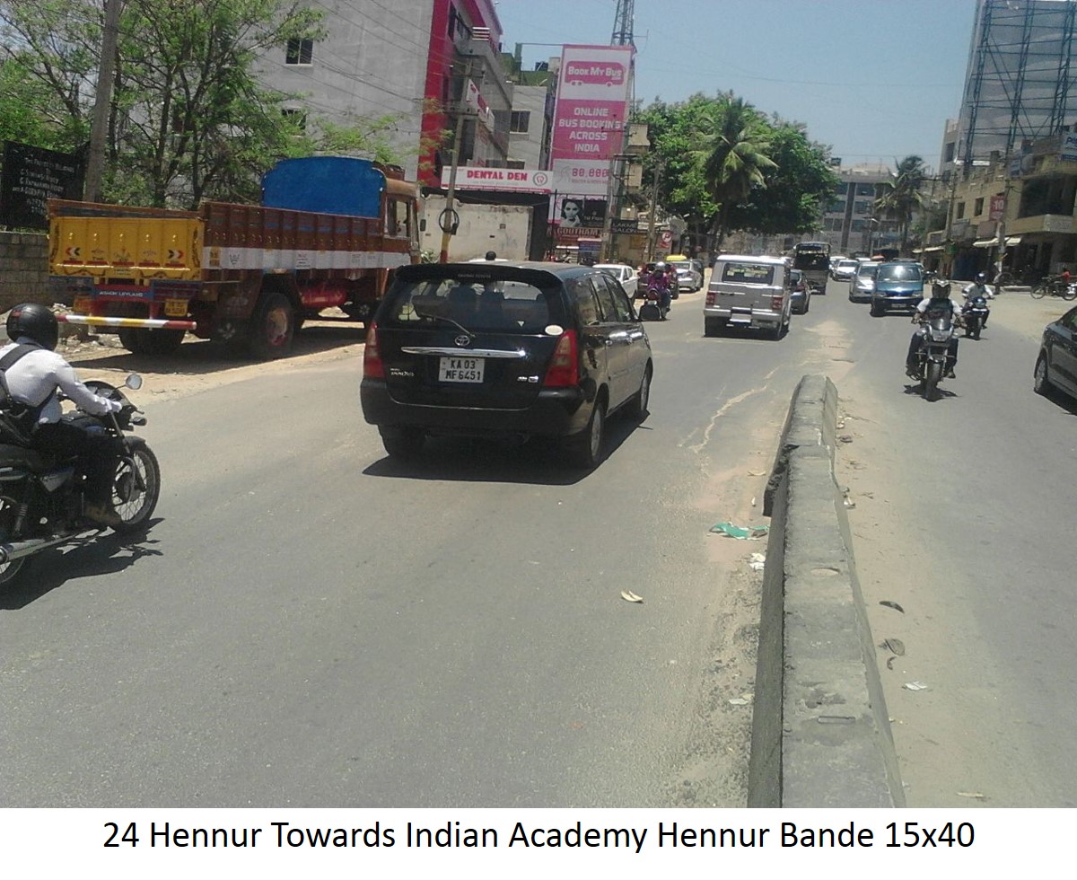 Hennur Towards Indian Academy Hennur Bande, Bengaluru                   