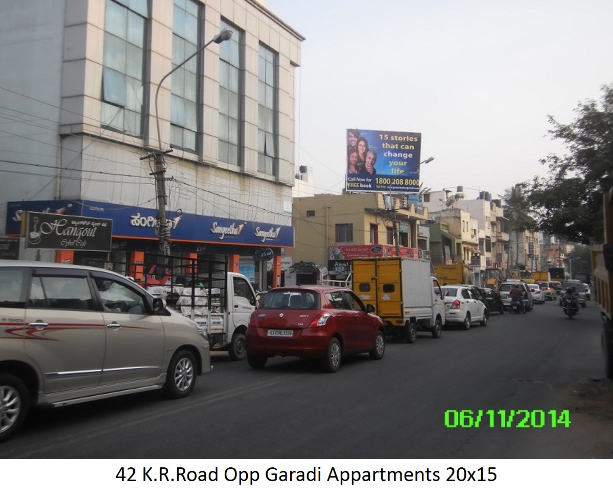 K.R.Road Opp Garadi Appartments, Bengaluru                                