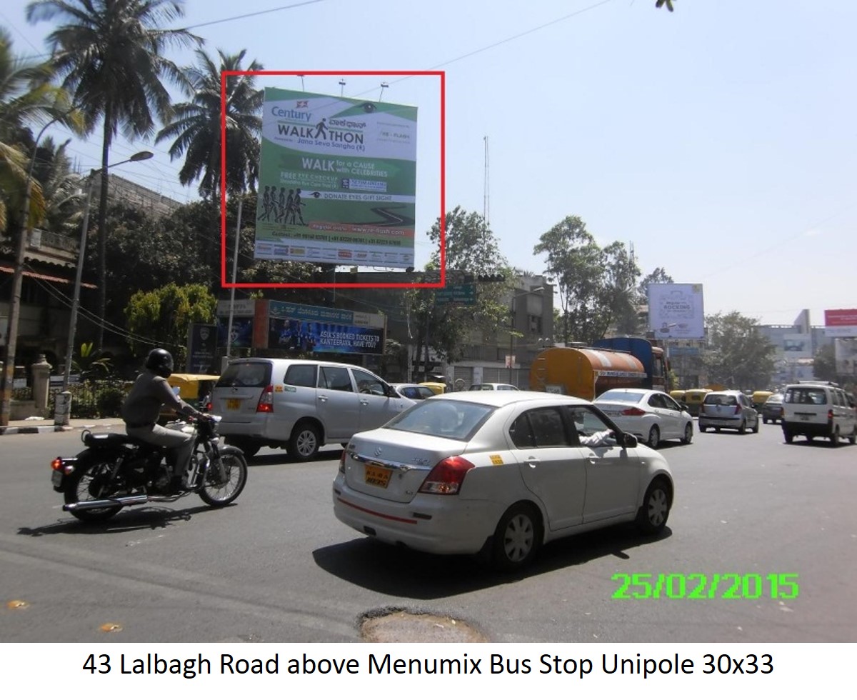 Lalbagh Road Above Menumix Bus Stop, Bengaluru                                 