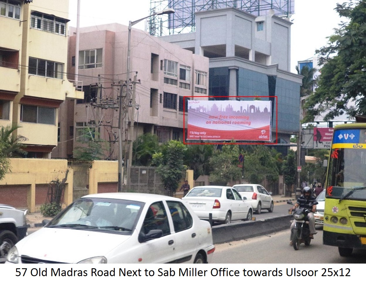 Old Madras Road Next to Sab Miller Office Towards Ulsoor, Bengaluru                                           