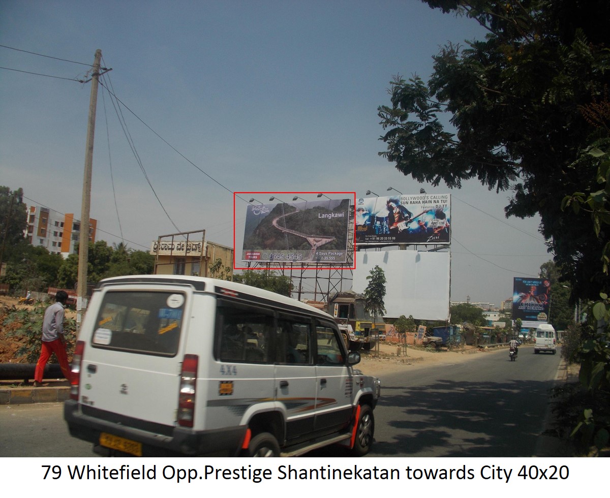Whitefield Opp.Prestige Shantinekatan towards City, Bengaluru                                                                 