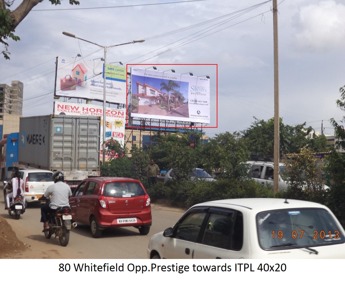 Whitefield Opp.Prestige towards ITPL, Bengaluru                                                                  