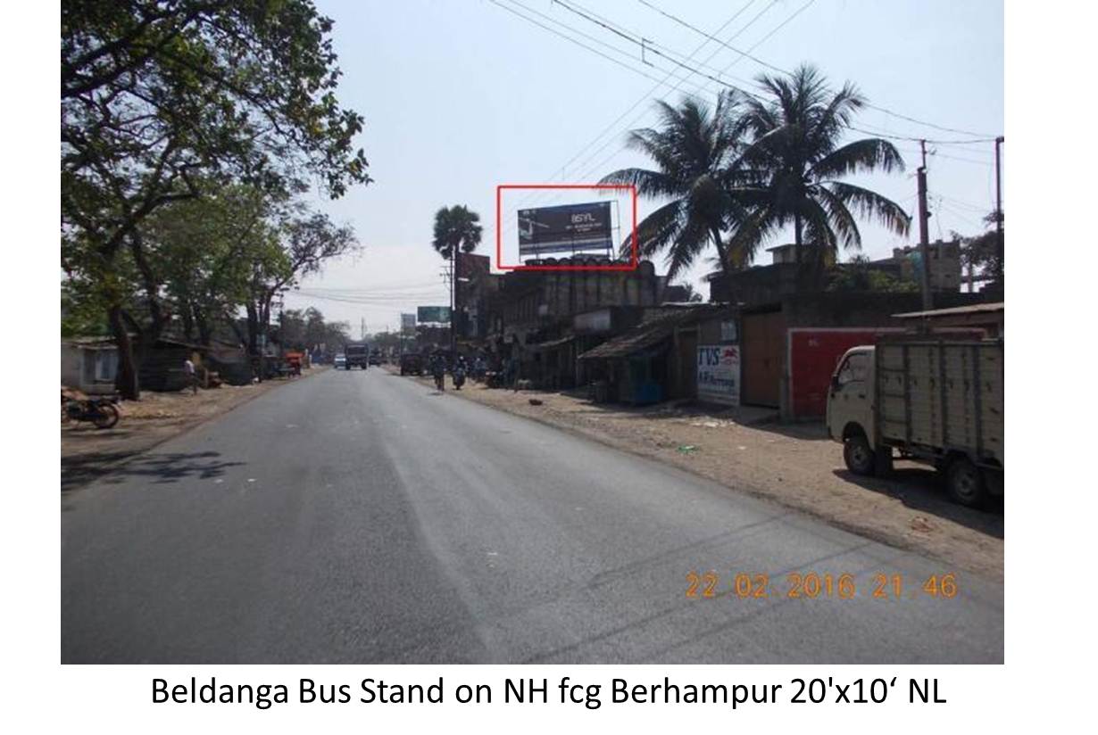 Beldanga Bus Stand on NH, Murshidabad