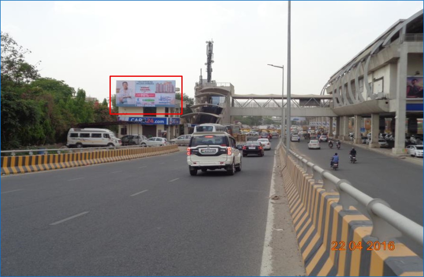 Billboard Adjacent to Cyber Green flyover , Nh-8, New Delhi