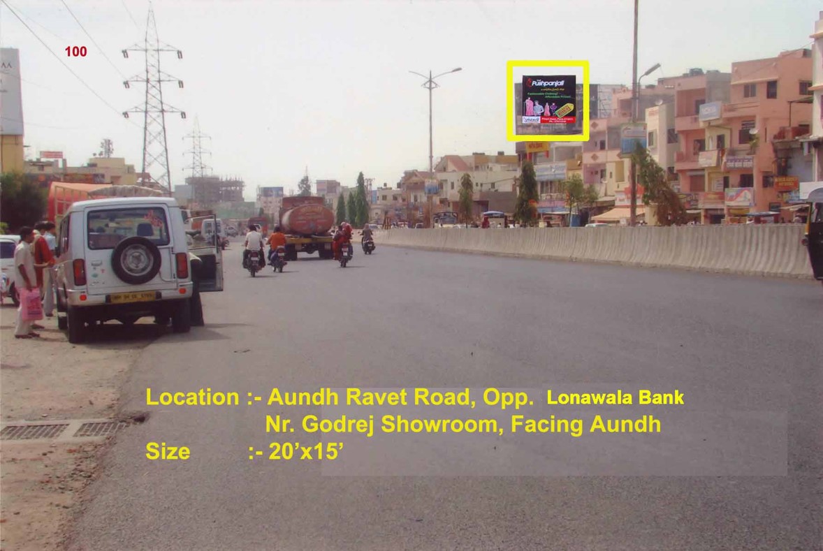 Aundh Ravet Road, Opp. Lonawala Bank, Nr. Godrej Showroom, Pune