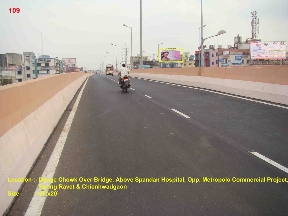 Dange Chowk Over Bridge, Above Spandan Hospital, Opp. Metropolo Commercial Project, Pune