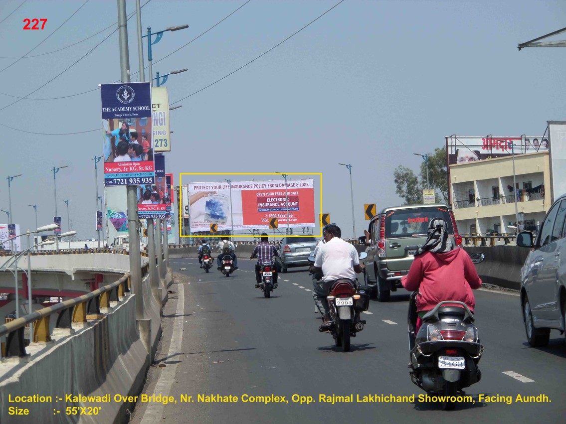 Kalewadi Over Bridge, Opp. Rajmal Lakhichand Shoroom, Pune
