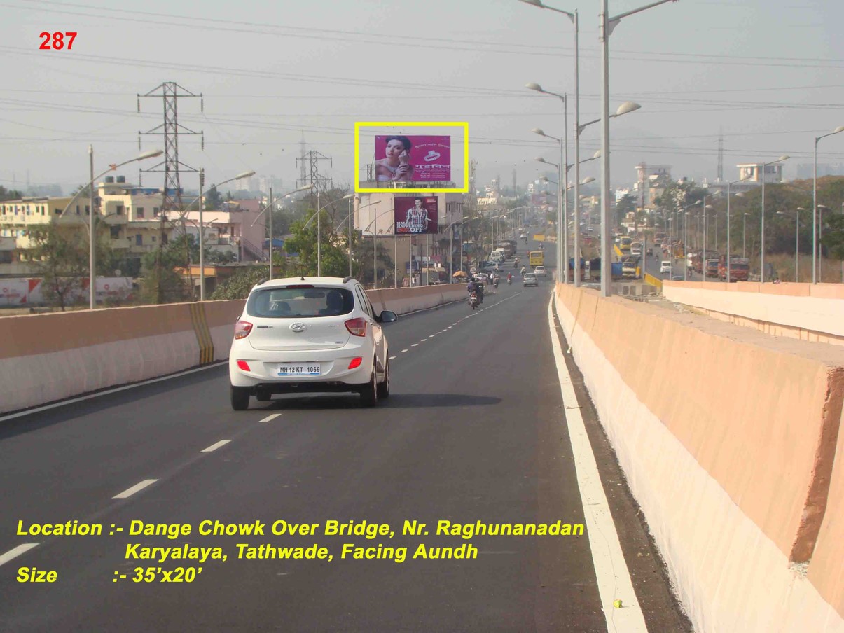 Dange Chowk Over Bridge, Nr. Raghunandan  Karyalaya, Tathwade, Pune