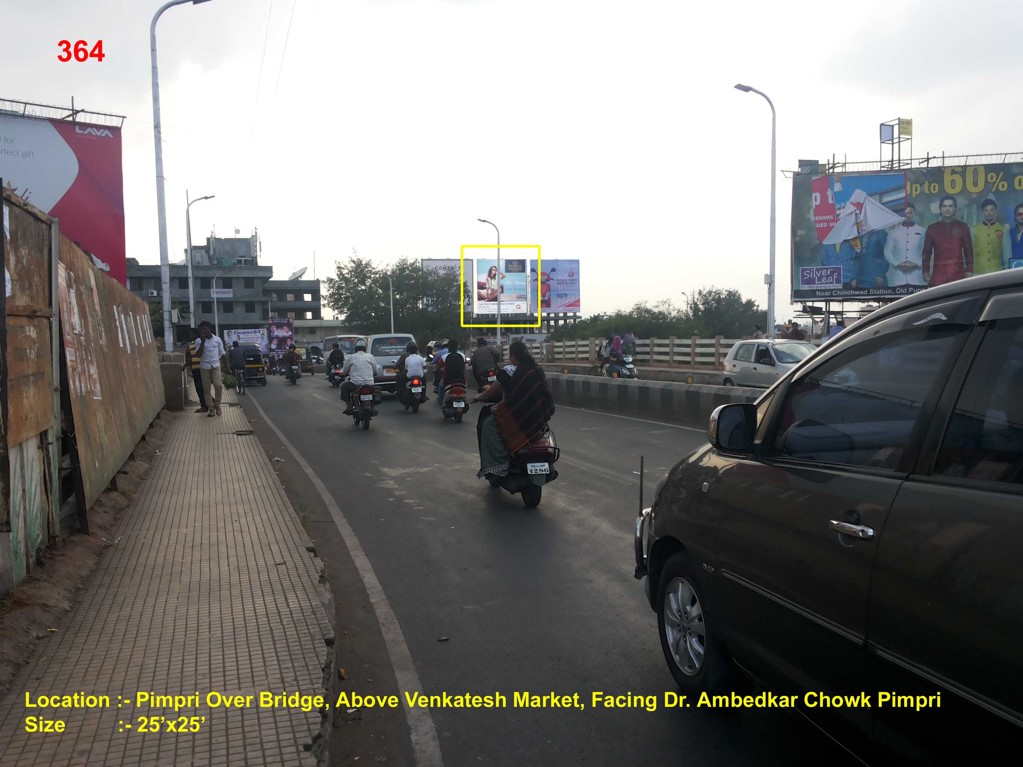 Pimpri Over Bridge, Above Venkatesh Market, Pune   