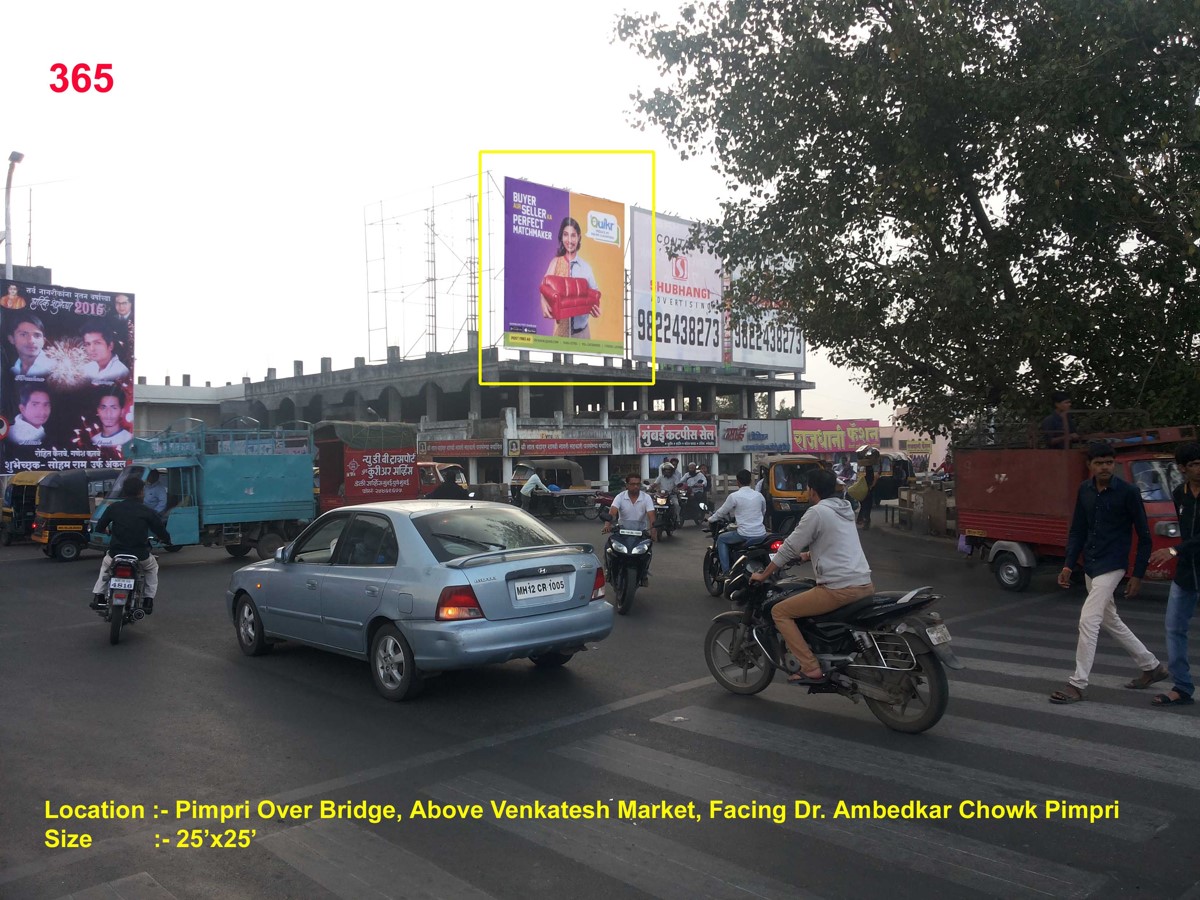 Pimpri Over Bridge, Above Venkatesh Market, Pune    