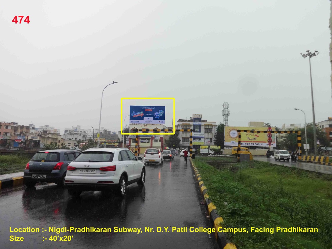 Nigdi-Pradhikaran Subway, Nr. D. Y. Patil College Campus, Pune