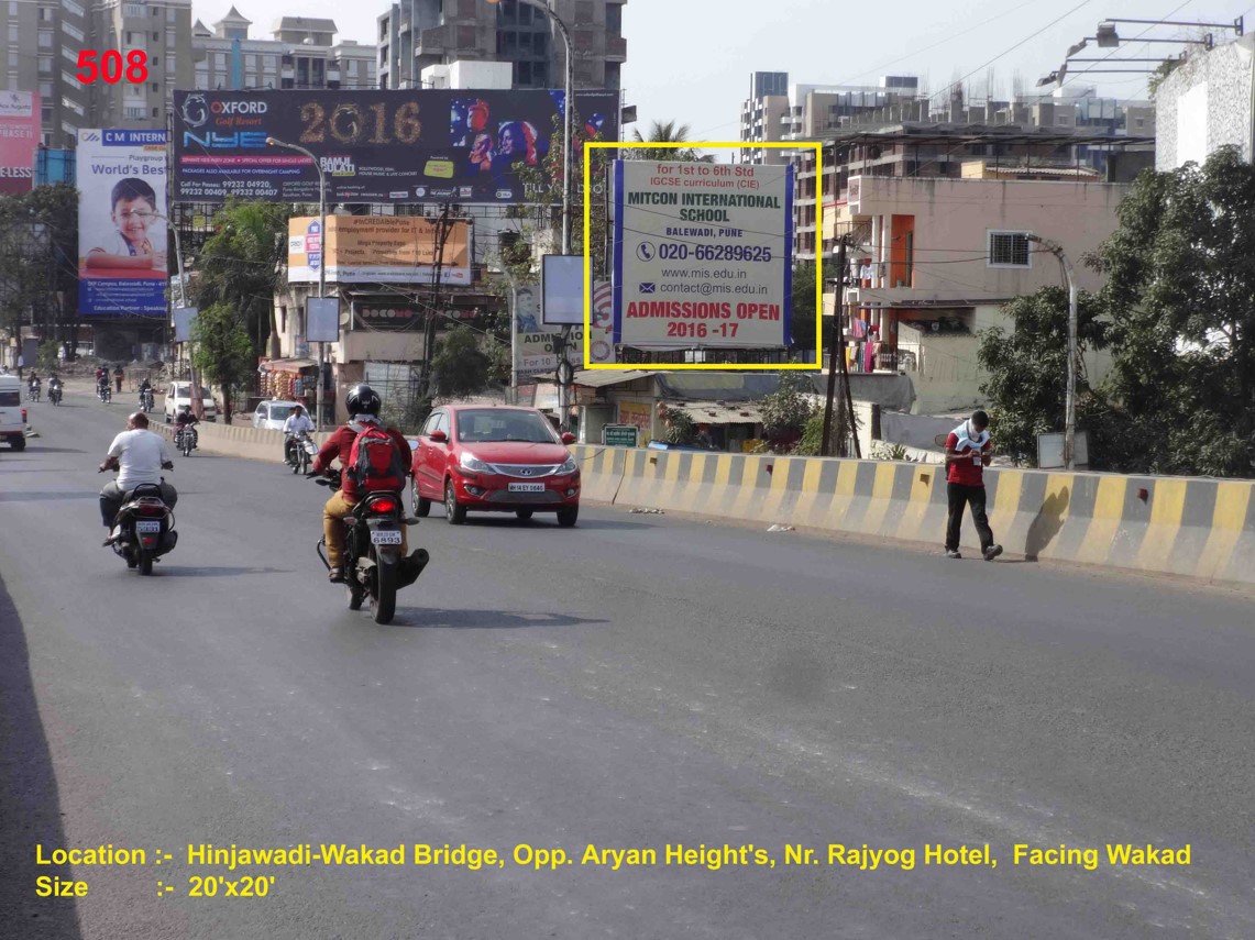 Hinjawadi Wakad Bridge, Opp. Aryan Heights, Nr. Rajyog Hotel, Pune