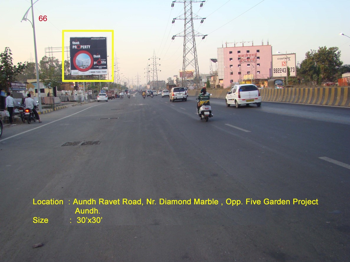 Aundh Ravet Road, Nr. Diamond Marble, Opp. Five Garden Project, Pune