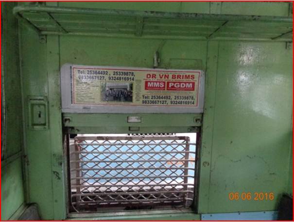 Siemens Train Vinyl Wrapping of 12 coach for Mycro Fine Atta Chakki, Mumbai