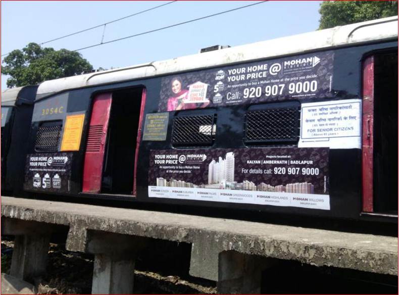 Full Train Painting of Coach for Mohan Group, Mumbai