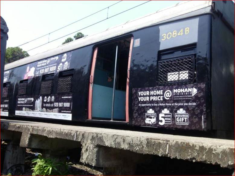 Full Train Painting of Coach for Mohan Group, Mumbai